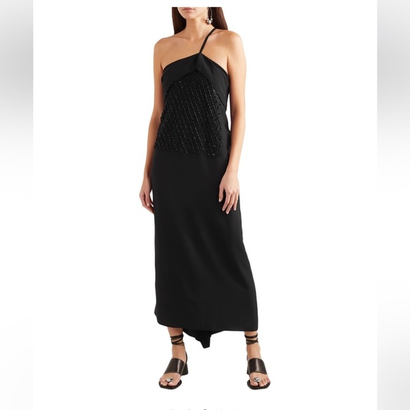 Dries Van Noten Beaded Midi Dress - Picture 4 of 14